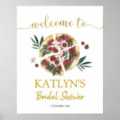 Alles wat je nodig hebt is liefde en pizza Vrijgez Poster (Voorkant)