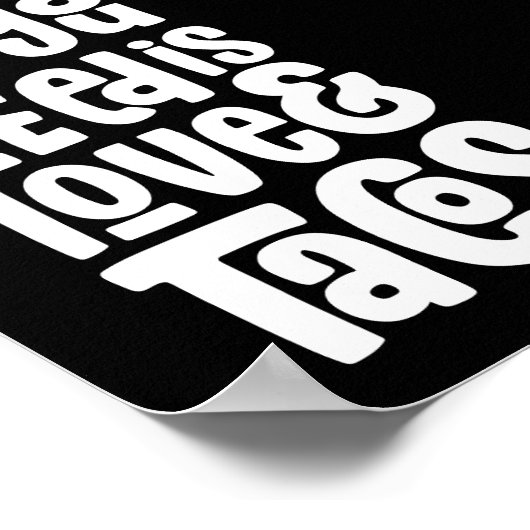 Alles wat je nodig hebt is liefde en taco's poster (Hoek)