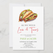 Alles wat je nodig hebt is liefde en tacos repetit kaart (Voorkant)