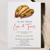 Alles wat je nodig hebt is liefde en tacos repetit kaart