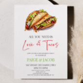 Alles wat je nodig hebt is liefde en tacos verlovi kaart