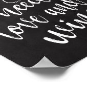 Alles wat je nodig hebt is liefde en wijn 8 x 10-k poster (Hoek)