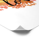 Alles wat je nodig hebt is Liefde Fancy Poster (Hoek)