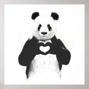 Alles wat je nodig hebt is liefde - Folie Poster