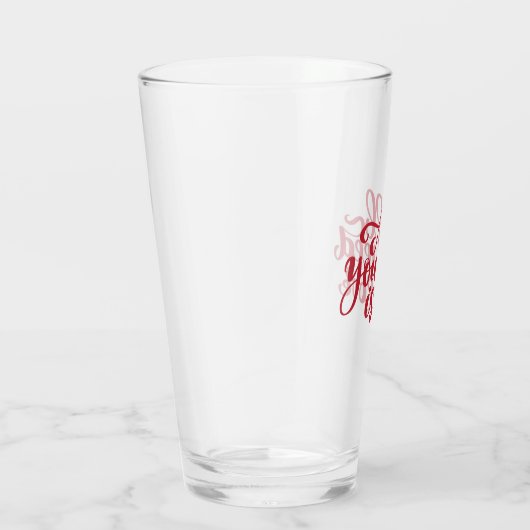 Alles wat je nodig hebt is liefde glas (Rechts)