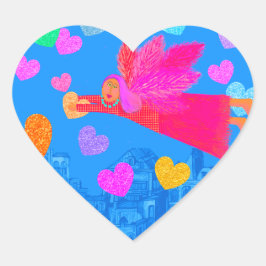 Alles wat je nodig hebt is Liefde Hart Sticker