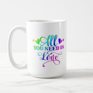 Alles wat je nodig hebt is liefde Inspirerend Gepe Koffiemok