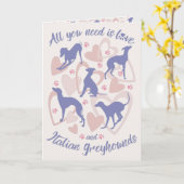 Alles wat je nodig hebt is liefde Italiaanse windh Kaart (Gele Bloem)