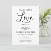 Alles wat je nodig hebt is liefde kalligrafie repe kaart (Staand voorkant)