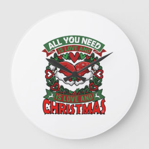 Alles wat je nodig hebt is liefde Kerstmis Kerstma Grote Klok