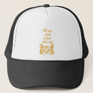 Alles wat je nodig hebt is liefde - Kies achtergro Trucker Pet