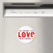 Alles wat je nodig hebt is liefde magneet (Insitu (Vaatwasser))