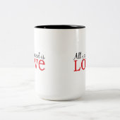 Alles wat je nodig hebt is liefde mok (Center)
