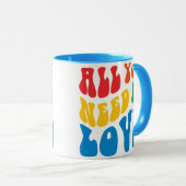 Alles wat je nodig hebt is Liefde Mok (Voorkant rechts)