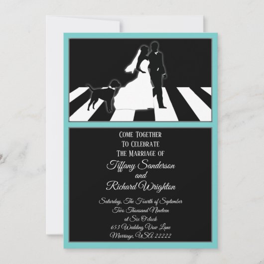 Alles wat je nodig hebt is liefde muziek hond brui kaart (Voorkant)