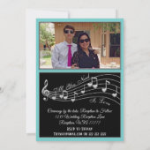 Alles wat je nodig hebt is liefde muziek hond brui kaart (Achterkant)