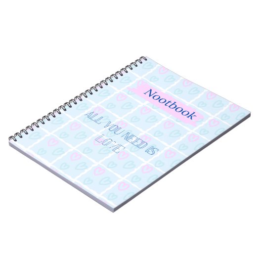 Alles wat je nodig hebt is liefde notitieboek (Linkerzijde)