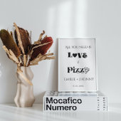 Alles wat je nodig hebt is liefde & Pizza repetiti Poster