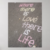 Alles wat je nodig hebt is liefde poster (Voorkant)