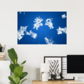 Alles wat je nodig hebt is liefde poster (Thuiskantoor)