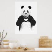 Alles wat je nodig hebt is liefde poster (Keuken)