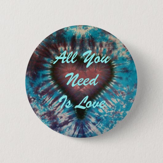 Alles wat je nodig hebt is liefde ronde button 5,7 cm (Voorkant)