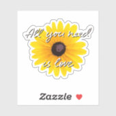 Alles wat je nodig hebt is liefde sticker (Vel)