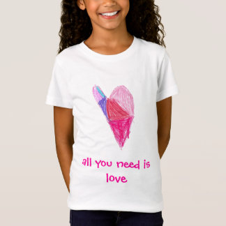 Alles wat je nodig hebt is liefde t-shirt