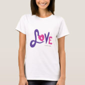 Alles wat je nodig hebt is liefde t-shirt (Voorkant)