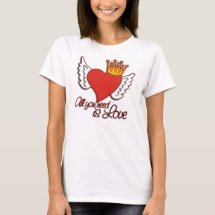 Alles wat je nodig hebt is liefde t-shirt
