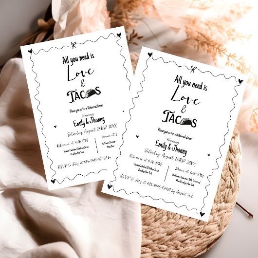 Alles wat je nodig hebt is liefde & Tacos repetiti Aankondiging