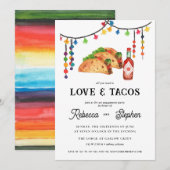 Alles wat je nodig hebt is liefde & taco's | Verlo Kaart (Voorkant / Achterkant)