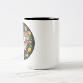 Alles wat je nodig hebt is liefde tweekleurige koffiemok (Center)