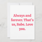 Alles wat je nodig hebt is liefde - Valentijnsdag Bedankkaart (Achterkant)