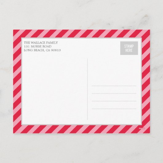 Alles wat je nodig hebt is liefde Valentijnsdag po Feestdagenkaart (Achterkant)