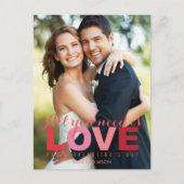 Alles wat je nodig hebt is liefde Valentijnsdag po Feestdagenkaart (Voorkant)