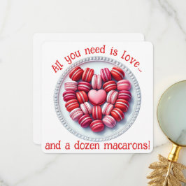 Alles wat je nodig hebt is Liefde - Valentijnsdagk Bedankkaart