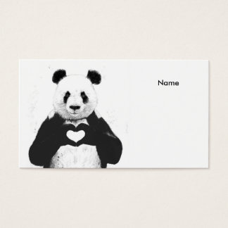 Alles wat je nodig hebt is liefde visitekaartjes