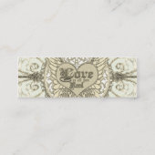 Alles wat je nodig hebt is liefde voor Angel Wings Mini Visitekaartje (Achterkant)