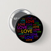 ALLES WAT JE NODIG HEBT IS LIEFT! RONDE BUTTON 5,7 CM (Voorkant /achterkant)