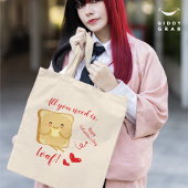 Alles wat je nodig hebt is LOAF Happy Valentine's Tote Bag