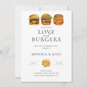 Alles wat je nodig hebt is Love and Burgers Engage Kaart (Voorkant)