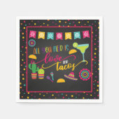 Alles wat je nodig hebt is Love and Tacos Napkin - Servet (Voorkant)