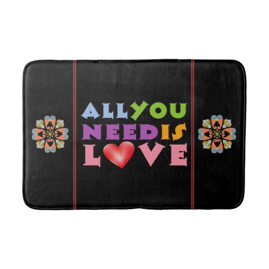 Alles wat je nodig hebt is Love Bath Mat (Voorkant)