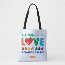 Alles wat je nodig hebt is Love & Boardgames! Tote Bag