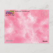 Alles wat je nodig hebt is Love Briefkaart (Achterkant)