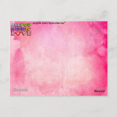 Alles wat je nodig hebt is Love Briefkaart (Achterkant)