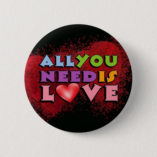 Alles wat je nodig hebt is Love Button (Voorkant)