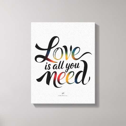 Alles wat je nodig hebt is Love Canvas - Love Canv (Voorkant)