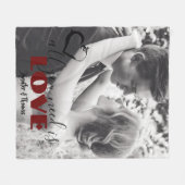 Alles wat je nodig hebt is Love Forever Couple Hea Fleece Deken (Voorkant (Horizontaal))